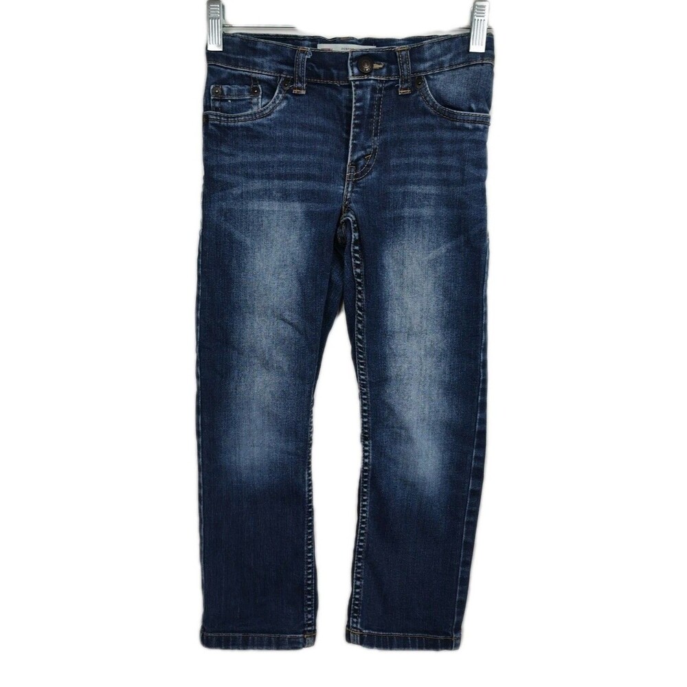 Levi's‎ Performance 511 Slim Jeans Boys' 6 R Blue Straight Leg Adjustible Waist